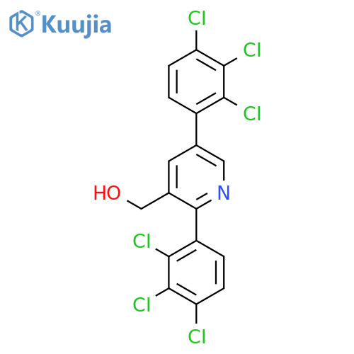 2,5-Bis(2,3,4-trichlorophenyl)pyridine-3-methanol structure