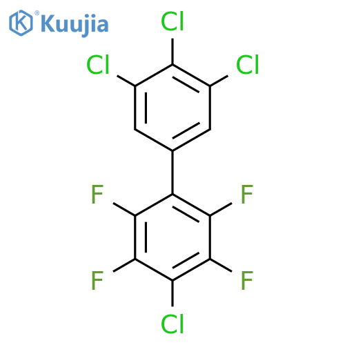 4,3',4',5'-Tetrachloro-2,3,5,6-tetrafluorobiphenyl structure