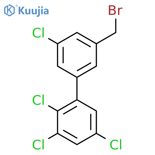 3'-(Bromomethyl)-2,3,5,5'-tetrachlorobiphenyl structure