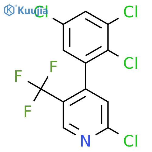 2-Chloro-4-(2,3,5-trichlorophenyl)-5-(trifluoromethyl)pyridine structure