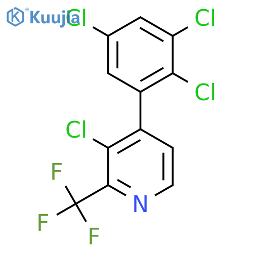 3-Chloro-4-(2,3,5-trichlorophenyl)-2-(trifluoromethyl)pyridine structure