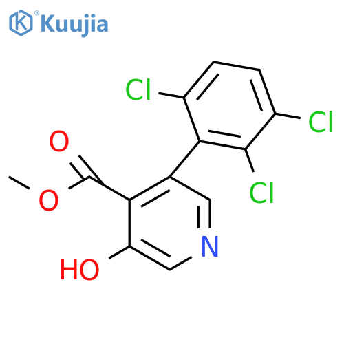 Methyl 3-hydroxy-5-(2,3,6-trichlorophenyl)isonicotinate structure