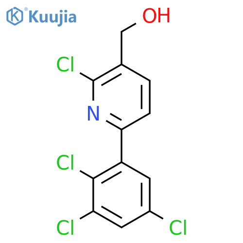 2-Chloro-6-(2,3,5-trichlorophenyl)pyridine-3-methanol structure