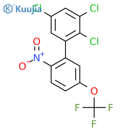 2'-Nitro-2,3,5-trichloro-5'-(trifluoromethoxy)biphenyl structure