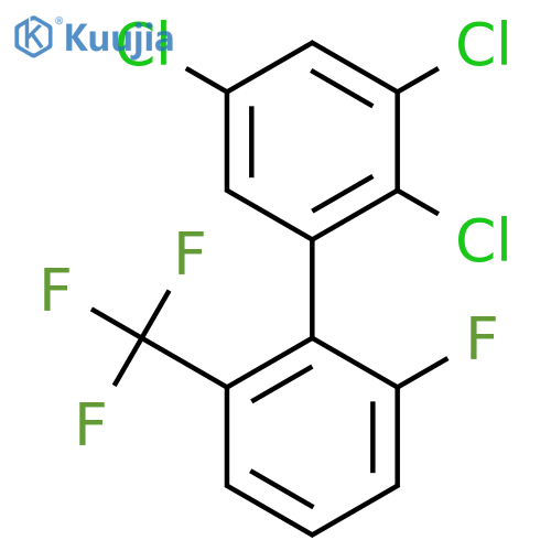 6'-Fluoro-2,3,5-trichloro-2'-(trifluoromethyl)biphenyl structure