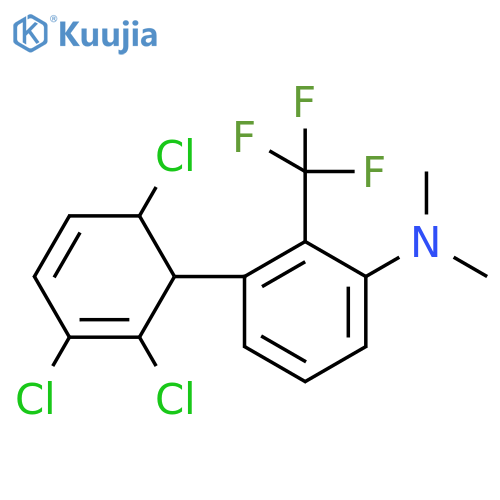 Dimethyl-[3-(2,3,6-trichlorocyclohexa-2,4-dienyl)-2-trifluoromethyl-phenyl]-amine structure