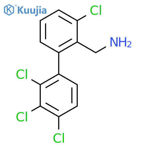 C-(3,2',3',4'-Tetrachlorobiphenyl-2-yl)-methylamine structure