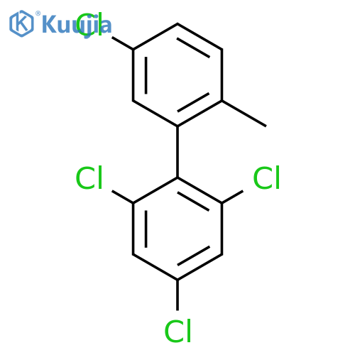 2'-Methyl-2,4,6,5'-tetrachlorobiphenyl structure