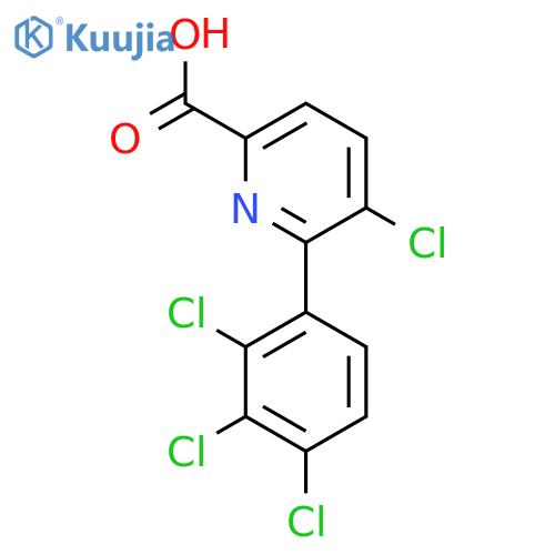 5-Chloro-6-(2,3,4-trichlorophenyl)picolinic acid structure