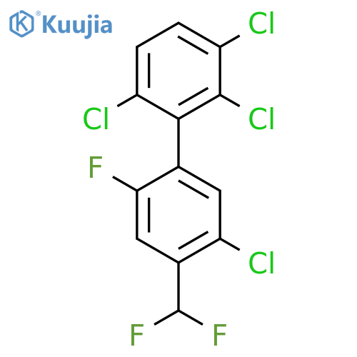 4'-(Difluoromethyl)-2'-fluoro-2,3,6,5'-tetrachlorobiphenyl structure