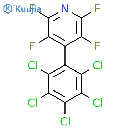 4-(Perchlorophenyl)-2,3,5,6-tetrafluoropyridine structure