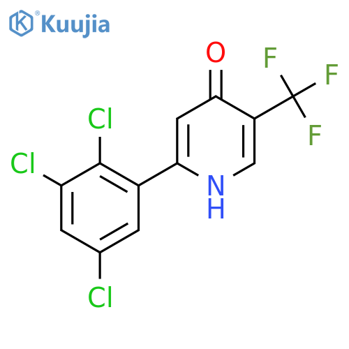 4-Hydroxy-2-(2,3,5-trichlorophenyl)-5-(trifluoromethyl)pyridine structure