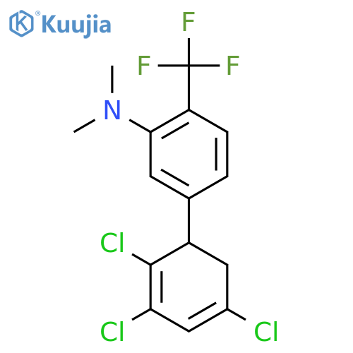 Dimethyl-[5-(2,3,5-trichlorocyclohexa-2,4-dienyl)-2-trifluoromethyl-phenyl]-amine structure