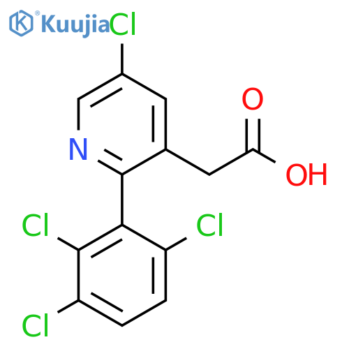 5-Chloro-2-(2,3,6-trichlorophenyl)pyridine-3-acetic acid structure