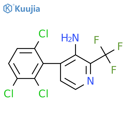 3-Amino-4-(2,3,6-trichlorophenyl)-2-(trifluoromethyl)pyridine structure