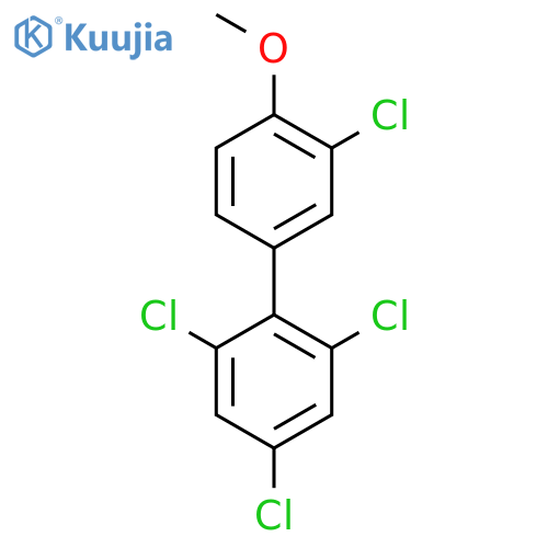 4'-Methoxy-2,4,6,3'-tetrachlorobiphenyl structure
