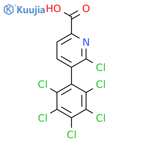 6-Chloro-5-(perchlorophenyl)picolinic acid structure