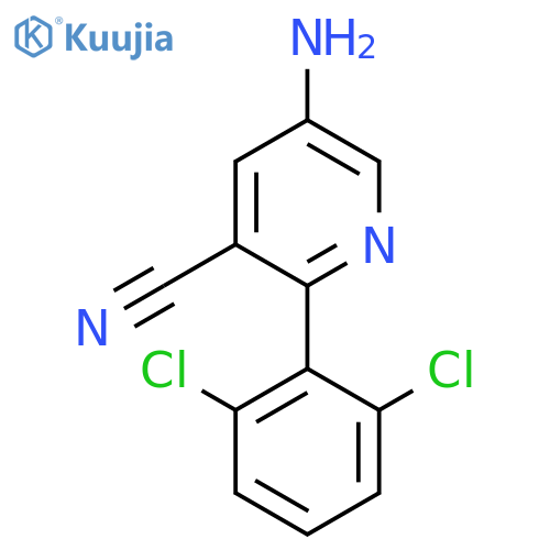 5-Amino-2-(2,6-dichlorophenyl)nicotinonitrile structure