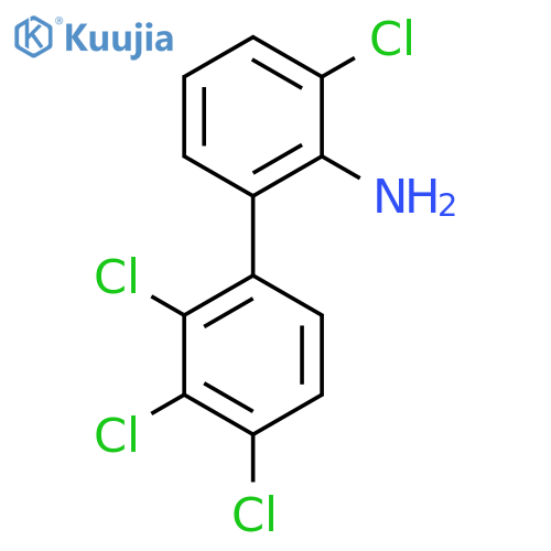 2-Amino-3,2',3',4'-tetrachlorobiphenyl structure