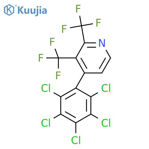 2,3-Bis(trifluoromethyl)-4-(perchlorophenyl)pyridine structure