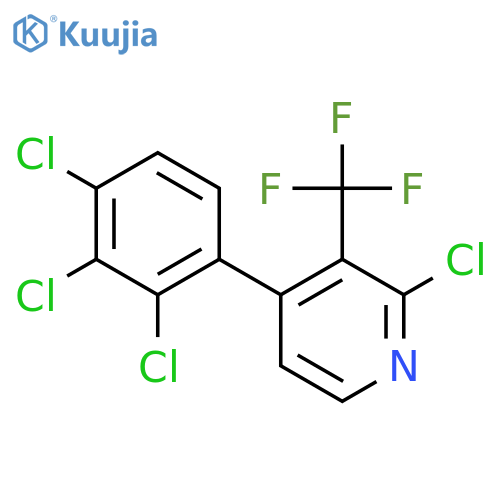 2-Chloro-4-(2,3,4-trichlorophenyl)-3-(trifluoromethyl)pyridine structure