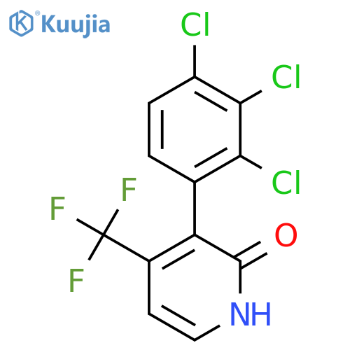 2-Hydroxy-3-(2,3,4-trichlorophenyl)-4-(trifluoromethyl)pyridine structure