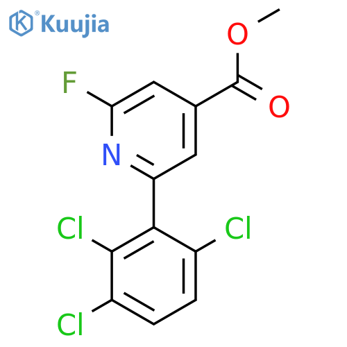 Methyl 2-fluoro-6-(2,3,6-trichlorophenyl)isonicotinate structure
