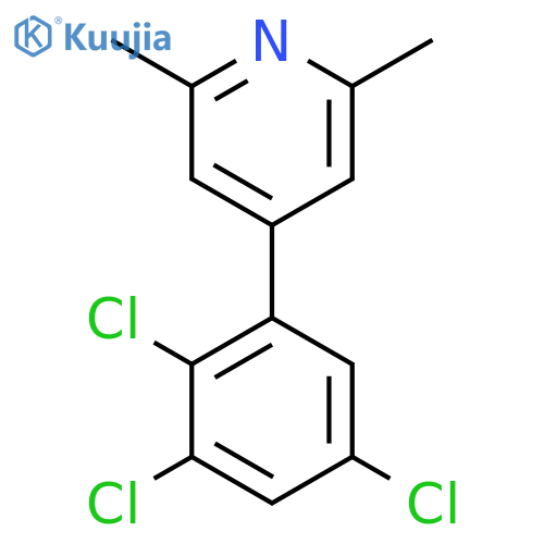 2,6-Dimethyl-4-(2,3,5-trichlorophenyl)pyridine structure
