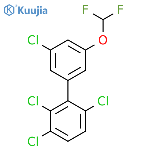 3'-(Difluoromethoxy)-2,3,6,5'-tetrachlorobiphenyl structure