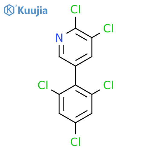 2,3-Dichloro-5-(2,4,6-trichlorophenyl)pyridine structure