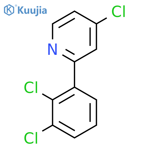 4-Chloro-2-(2,3-dichlorophenyl)pyridine structure