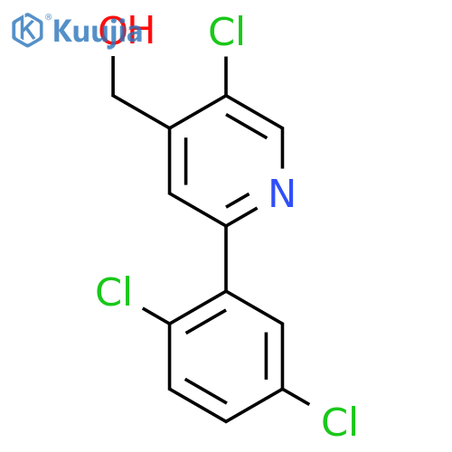 5-Chloro-2-(2,5-dichlorophenyl)pyridine-4-methanol structure