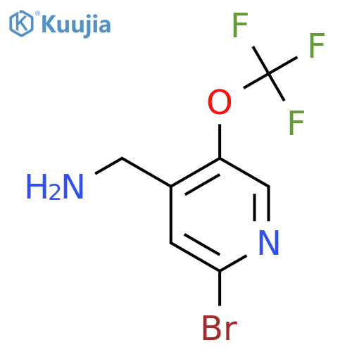 4-(Aminomethyl)-2-bromo-5-(trifluoromethoxy)pyridine structure
