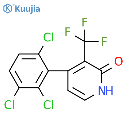 2-Hydroxy-4-(2,3,6-trichlorophenyl)-3-(trifluoromethyl)pyridine structure