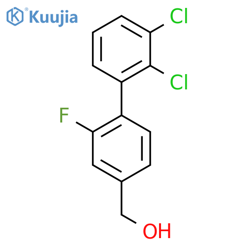 (2',3'-Dichloro-2-fluoro-biphenyl-4-yl)-methanol structure