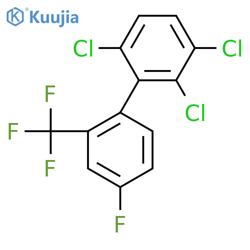 4'-Fluoro-2,3,6-trichloro-2'-(trifluoromethyl)biphenyl structure
