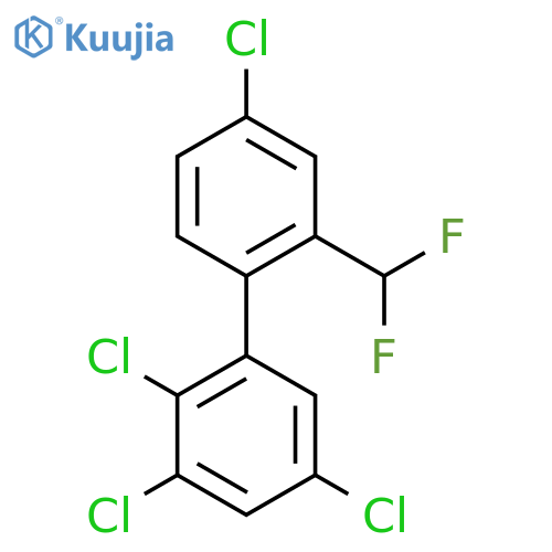 2'-(Difluoromethyl)-2,3,5,4'-tetrachlorobiphenyl structure
