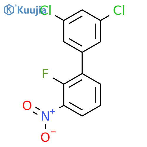 3,5-Dichloro-2'-fluoro-3'-nitro-biphenyl structure