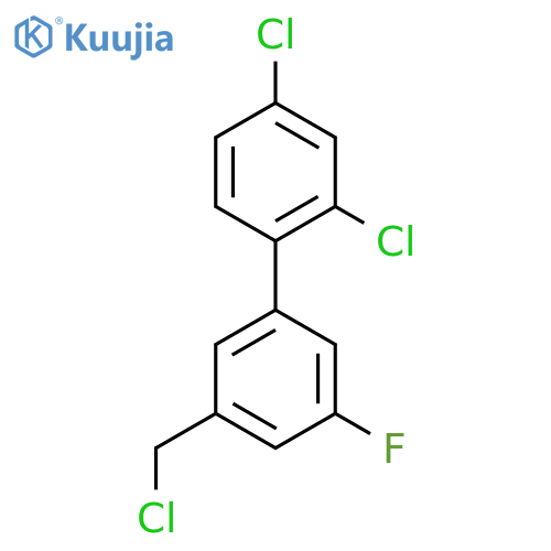 3'-Chloromethyl-2,4-dichloro-5'-fluoro-biphenyl structure