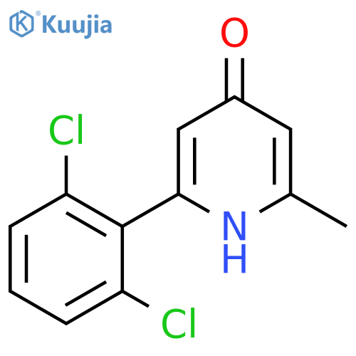 2-(2,6-Dichlorophenyl)-4-hydroxy-6-methylpyridine structure