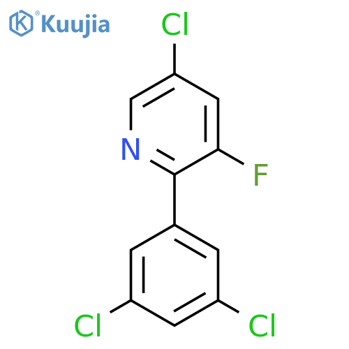 5-Chloro-2-(3,5-dichlorophenyl)-3-fluoropyridine structure