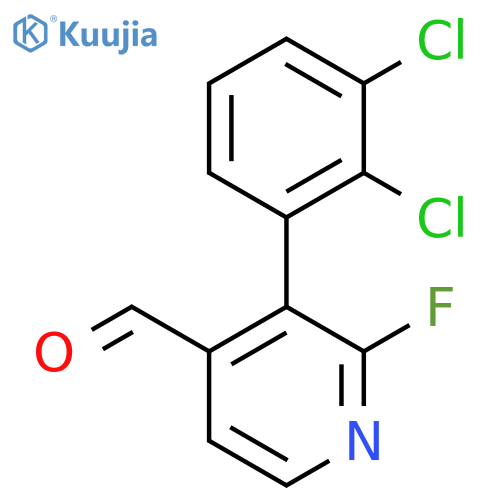 3-(2,3-Dichlorophenyl)-2-fluoroisonicotinaldehyde structure
