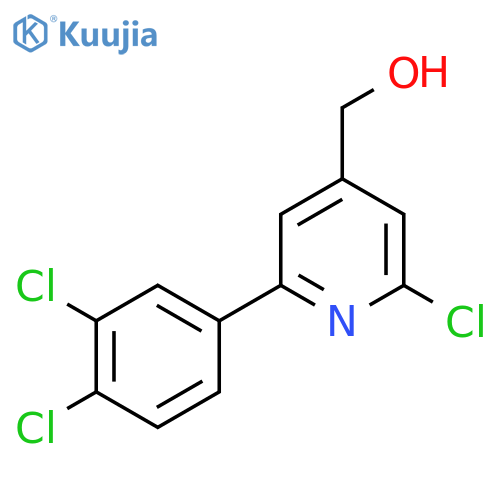 2-Chloro-6-(3,4-dichlorophenyl)pyridine-4-methanol structure