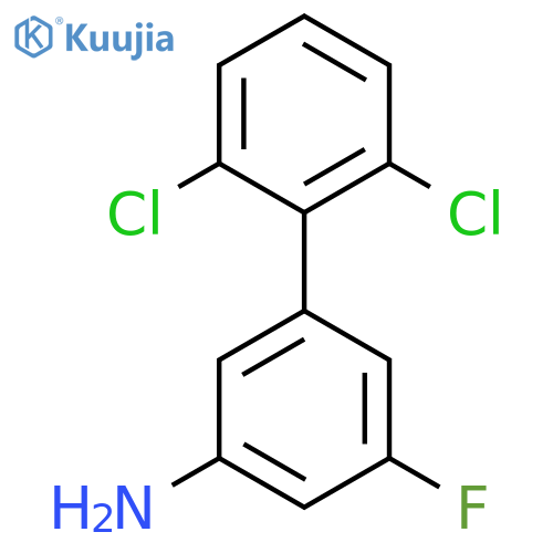 2',6'-Dichloro-5-fluoro-biphenyl-3-ylamine structure