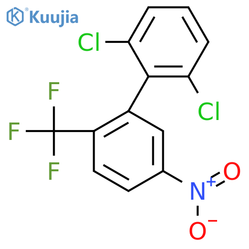2,6-Dichloro-5'-nitro-2'-trifluoromethyl-biphenyl structure
