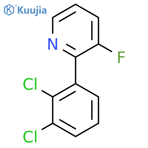 2-(2,3-Dichlorophenyl)-3-fluoropyridine structure