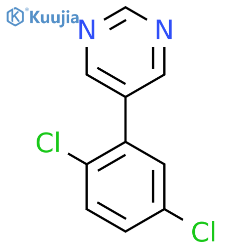 5-(2,5-Dichlorophenyl)pyrimidine structure