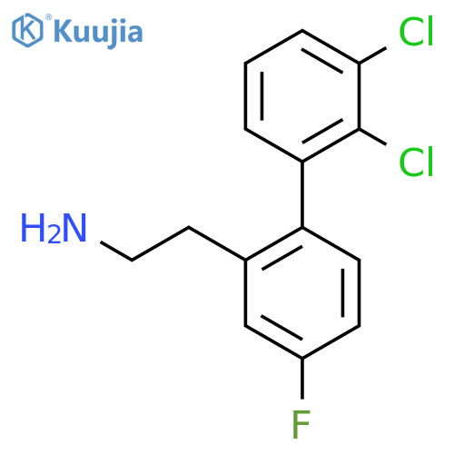2-(2',3'-Dichloro-4-fluoro-biphenyl-2-yl)-ethylamine structure