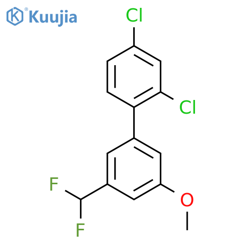 5'-Difluoromethyl-2,4-dichloro-3'-methoxy-biphenyl structure