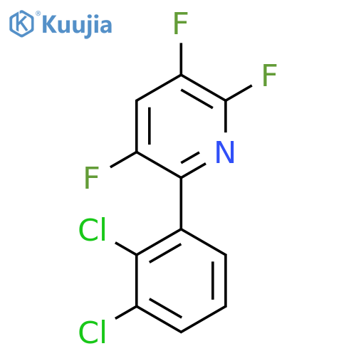 2-(2,3-Dichlorophenyl)-3,5,6-trifluoropyridine structure